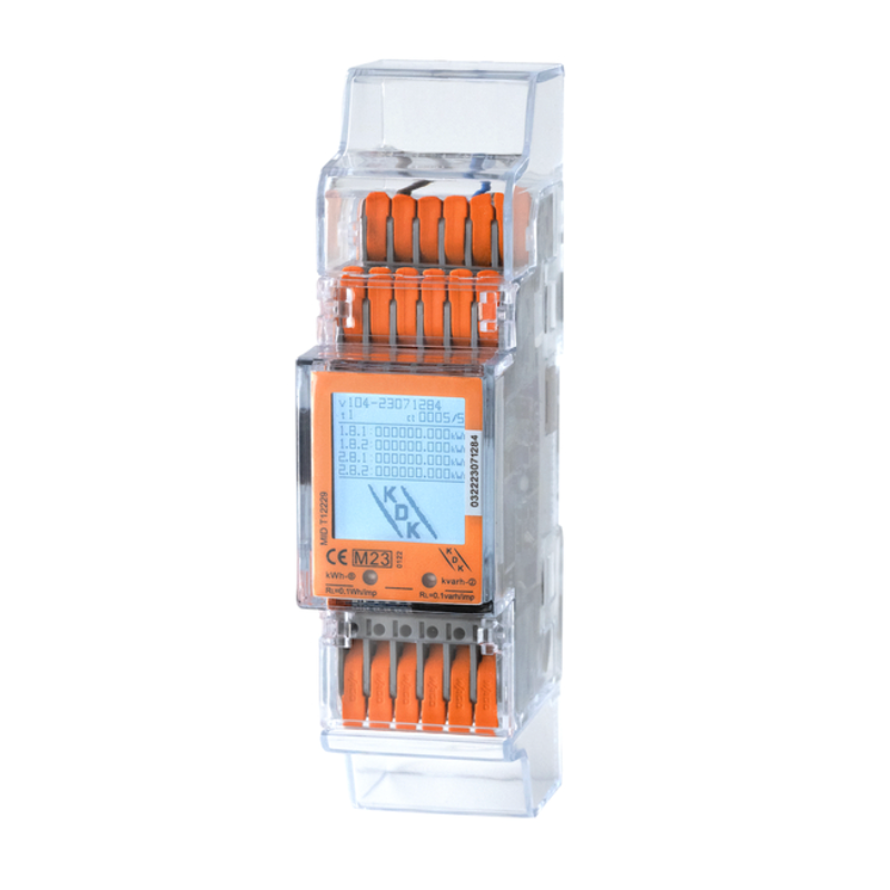 KDK COUNT-CT Push-in-CAGE CLAMP(R) 1(5)A – 4-quadrant measurement – MID – 2TE – Mbus+Modbus